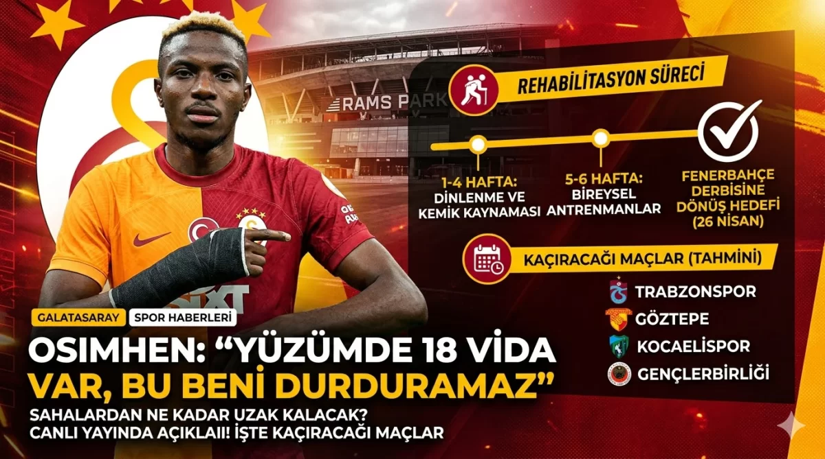 Sakatlık şoku: Victor Osimhen ne zaman dönecek? Nijeryalı yıldız sessizliğini bozdu! Sakatlık şoku: Victor Osimhen ne zaman dönecek? Nijeryalı yıldız sessizliğini bozdu! - Sevdamız Beşiktaş - Güncel Spor Haberleri