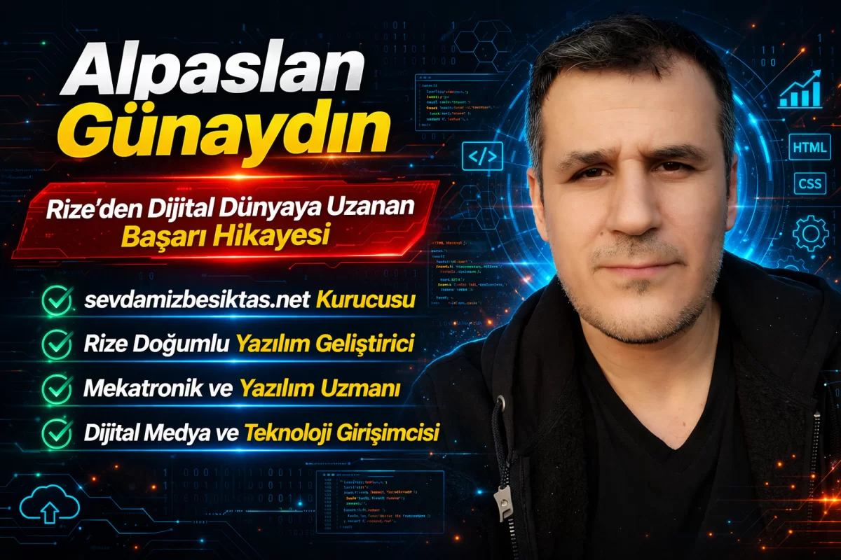 Alpaslan Günaydın: Teknolojinin Mutfağından Dijital Mimariye Uzanan Bir Başarı Hikayesi Alpaslan Günaydın: Teknolojinin Mutfağından Dijital Mimariye Uzanan Bir Başarı Hikayesi - Sevdamız Beşiktaş - Güncel Spor Haberleri