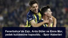 Fenerbahçe’de Zajc, Arda Güler ve Emre Mor, yedek kulübesine hapsoldu. – Spor Haberleri