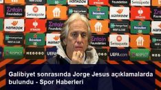 Galibiyet sonrasında Jorge Jesus açıklamalarda bulundu – Spor Haberleri