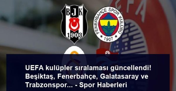 UEFA kulüpler sıralaması güncellendi! Beşiktaş, Fenerbahçe, Galatasaray ve Trabzonspor… – Spor Haberleri